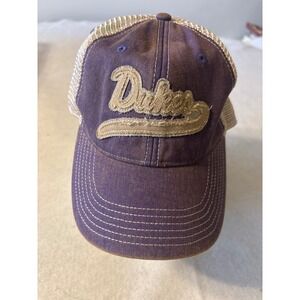 Legacy Athletic Dukes Purple Distressed Trucker Hat Mesh Snapback Cap JMU